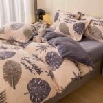 Set lenjerie cocolino pufoasa, cu elastic, pat 2 persoane, 4 piese - imagine 2