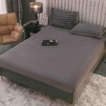 Set lenjerie cocolino pufoasa, model dungi groase, cu elastic, pat 2 persoane, 4 piese - imagine 4