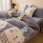 Lenjerie pufoasa cocolino, 4 piese, pat 1 persoana - imagine 2