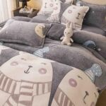 Lenjerie pufoasa cocolino, 4 piese, pat 1 persoana - imagine 3