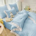 Lenjerie Creponata , Pat Dublu , 6 Piese JOLFCRP02 - imagine 2