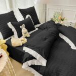 Lenjerie Creponata , Pat Dublu , 6 Piese JOLFCRP03 - imagine 2