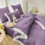 Lenjerie Creponata , Pat Dublu , 6 Piese JOLFCRP07 - imagine 2