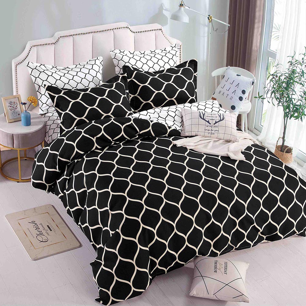 JOLFD105.jpg Lenjerie de Pat Dublu Țesătură tip Finet, 6 piese JOLFD105 - imagine 1