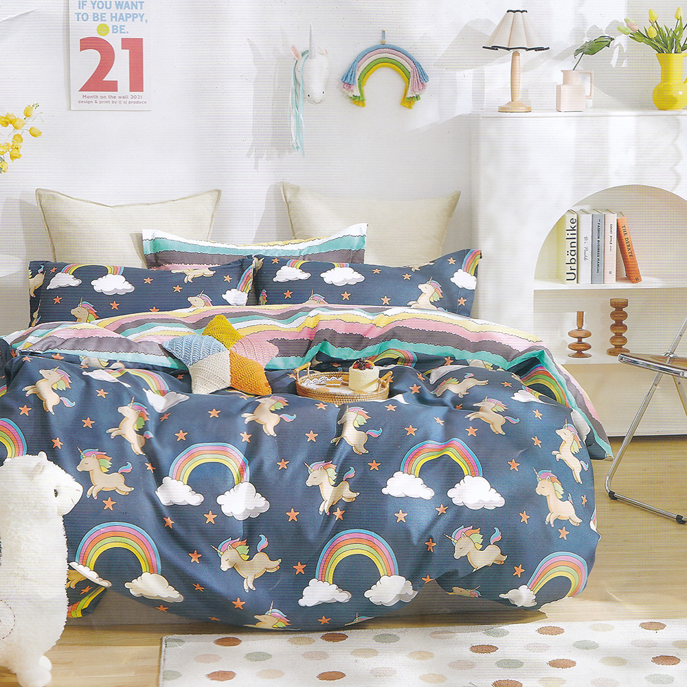 LF238-10041.jpg Lenjerie de pat 1 persoana , Finet, 4 piese, LF238-10041 - imagine 1