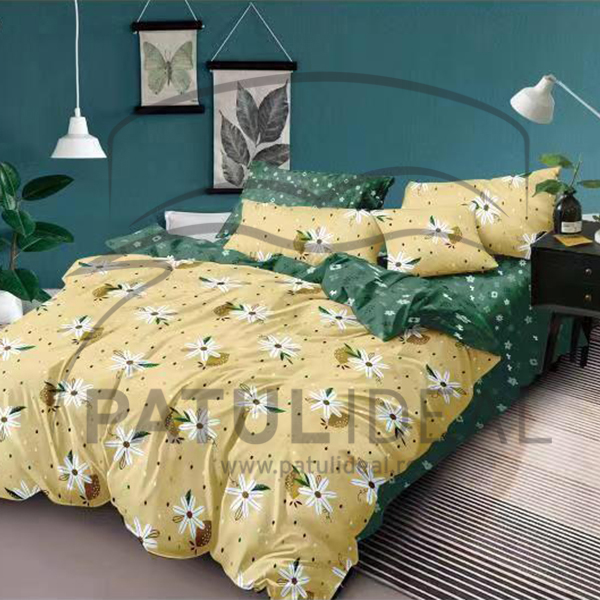 LF7-20015.jpg Lenjerie de pat pentru pat dublu - finet , 6 piese LF7-20015 - imagine 1