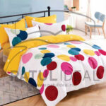 Lenjerie de pat  pentru pat dublu  - finet , 6 piese LF7-AB-668