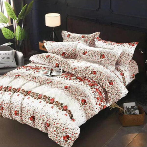 Lenjerie de pat  pentru pat dublu  - finet , 6 piese LF7-AB-643