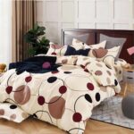 Lenjerie de pat  pentru pat dublu  - finet , 6 piese LF7-AB-626