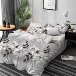 Lenjerie de pat  pentru pat dublu  - finet , 6 piese LF7-AB-693