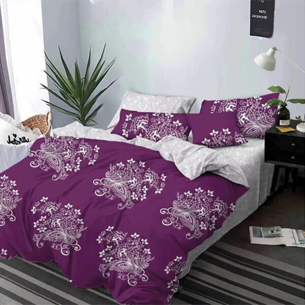 Lenjerie de pat  pentru pat dublu  - finet , 6 piese LF7-AB-727