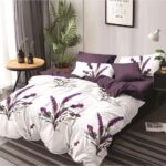 Lenjerie de pat  pentru pat dublu  - finet , 6 piese LF7-AB-399