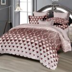 Lenjerie de pat  pentru pat dublu  - finet , 6 piese LF7-AB-951