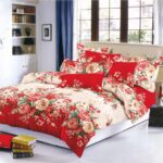 Lenjerie de pat  pentru pat dublu  - finet , 6 piese LF7-AB-253