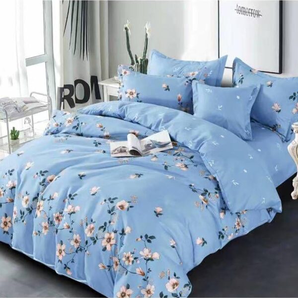 Lenjerie de pat  pentru pat dublu  - finet , 6 piese LF7-AB-607