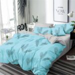 Lenjerie de pat  pentru pat dublu  - finet , 6 piese LF7-AB-731