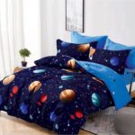 Lenjerie de pat  pentru pat dublu  - finet , 6 piese LF7-AB-535