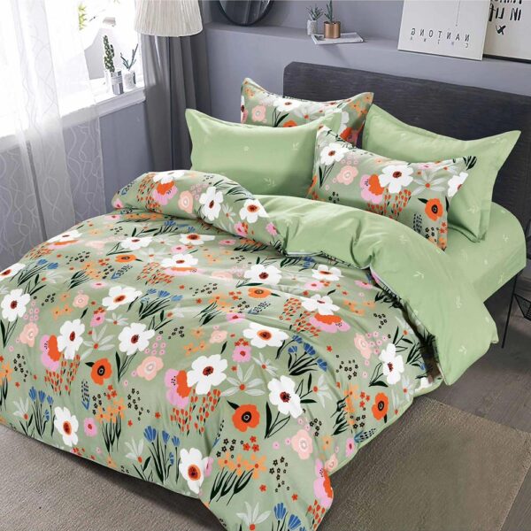 Lenjerie de pat  pentru pat dublu  - finet , 6 piese LF7-AB-657