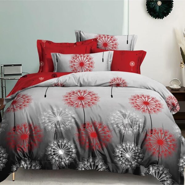 Lenjerie de pat  pentru pat dublu  - finet , 6 piese LF7-AB-999
