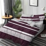 Lenjerie de pat  pentru pat dublu  - finet , 6 piese LF7-AB-742