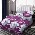 Lenjerie de pat  pentru pat dublu  - finet , 6 piese LF7-AB-755