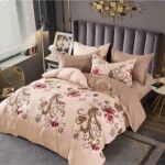 Lenjerie de pat  pentru pat dublu  - finet , 6 piese LF7-AB-613