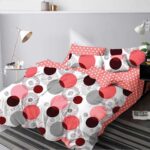 Lenjerie de pat  pentru pat dublu  - finet , 6 piese LF7-AB-770