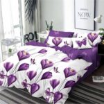 Lenjerie de pat  pentru pat dublu  - finet , 6 piese LF7-AB-774