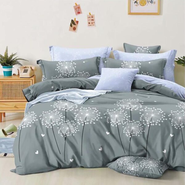Lenjerie de pat  pentru pat dublu  - finet , 6 piese LF7-AB-414