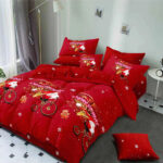 Lenjerie de pat  pentru pat dublu  Craciun  - finet , 6 piese LF7XMAS-20004