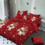 Lenjerie de pat  pentru pat dublu  Craciun  - finet , 6 piese LF7XMAS-20021