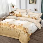 Lenjerie de pat  pentru pat dublu  Craciun  - finet , 6 piese LF7XMAS-20025