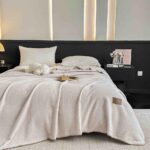 Pătură Jojo Home din Cașmir Artificial 200x230 cm, Bej - imagine 2