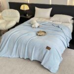 Pătură Jojo Home din Cașmir Artificial 200x230 cm, Bleu