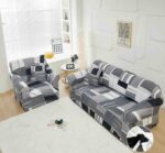 Set Husa Elastica pentru Canapea 2 Locuri + Fata de Perna