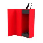 Cutie Cadou Lux- Pentru Sticla Bautura, 35x12x12 cm, Rosie - imagine 2