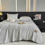 Pătură Jojo Home din Cașmir Artificial 200x230 cm, Gri - imagine 3