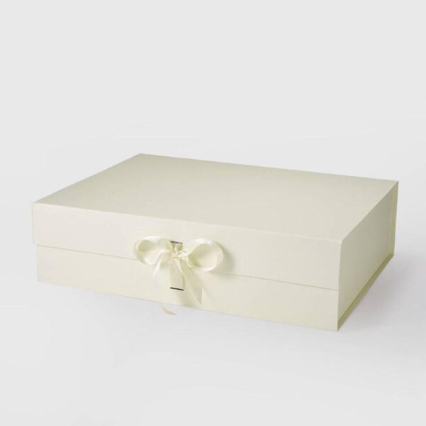 Cutie Cadou Lux, 40X30X12 cm, Ivoire