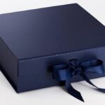 Cutie Cadou Lux, 40X30X12 cm, Navy