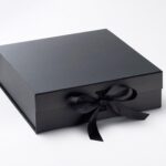 Cutie Cadou Lux, 23x17x7 cm, Negru