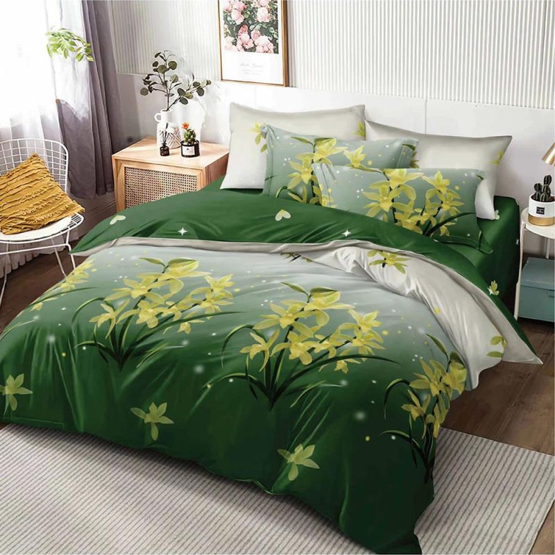 product_7077.jpg Lenjerie de pat pentru pat dublu - material textil tip finet , 6 piese LF7-20222 - imagine 1